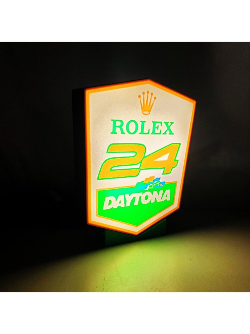 Rolex 24 at Daytona LED Light Box - 7"x9" USB Powered Racing Sign with Dimmer -